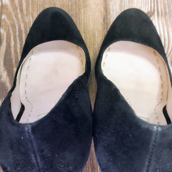 Miu Miu Black Velvet Suede Courts Pumps Heels EU 36 Bratz Jessica Rabbit Siren - Picture 9 of 10